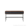 Modern design houten rechthoekige corridor console tafel